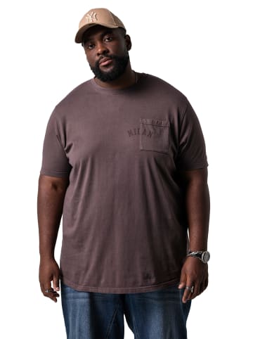 STHUGE Kurzarm T-Shirt in aubergine