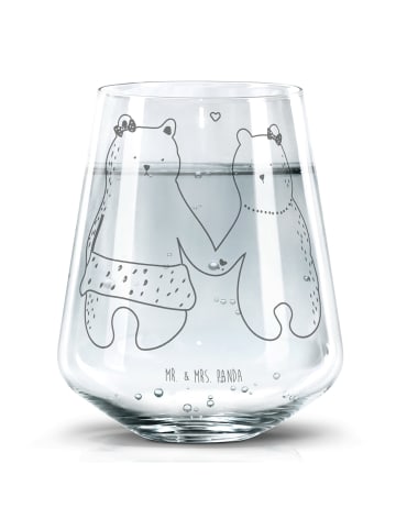 Mr. & Mrs. Panda Glas Bär Freundin ohne Spruch in Transparent