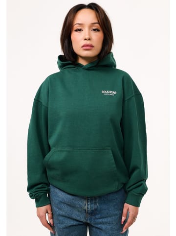 SOULSTAR Kapuzenpullover - S2MOL Heavy Oversize Hoodie in Forest Green Washed