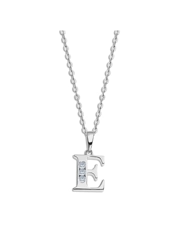 LOTUS silver Anhänger Silber 925 Sterling Silber Buchstabe E Halsketten