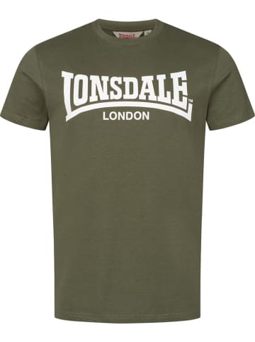 Lonsdale T-Shirt "Fulwood T-Shirt Normale Passform" in Grün