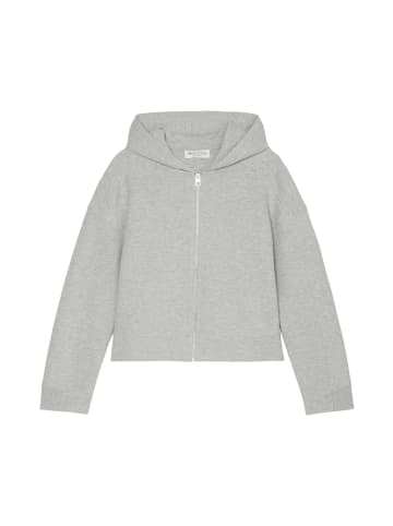 Marc O'Polo Kapuzen-Sweatjacke relaxed in summer grey melange