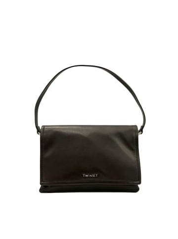 Twinset Schwarz PU Damen Schulter Tasche
