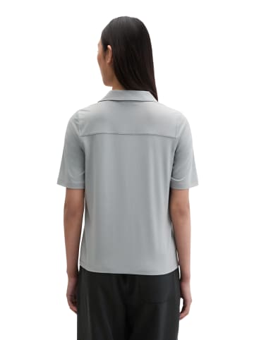 Marc O'Polo Jerseybluse im Polo-Stil regular in Quiet Sea