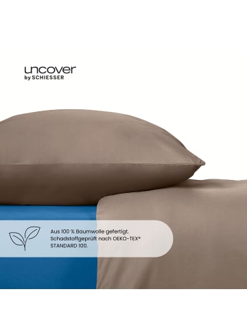 UNCOVER BY SCHIESSER Renforcé-Bettwäsche-Set Uncover by Schiesser Soho in Taupe