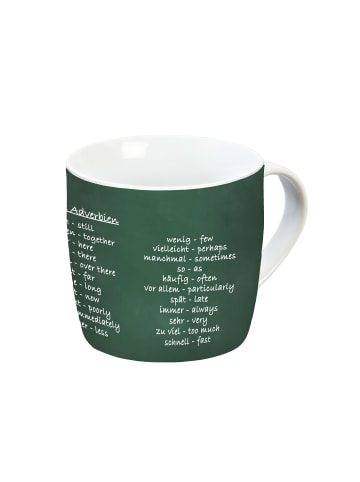 Geda Labels Tasse Englisch in Grün - 300 ml