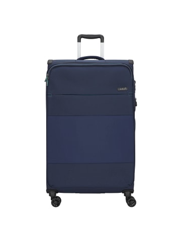 D&N Travel Line 9004 4-Rollen Trolley 79 cm in blau