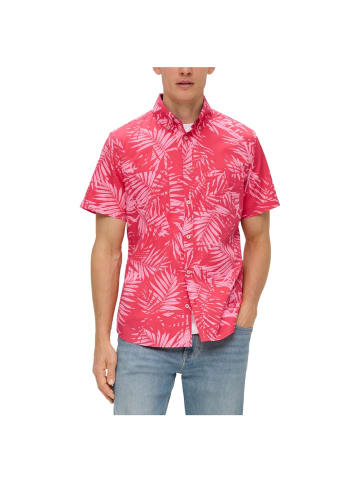 S.OLIVER RED LABEL Halbarmhemd in pink