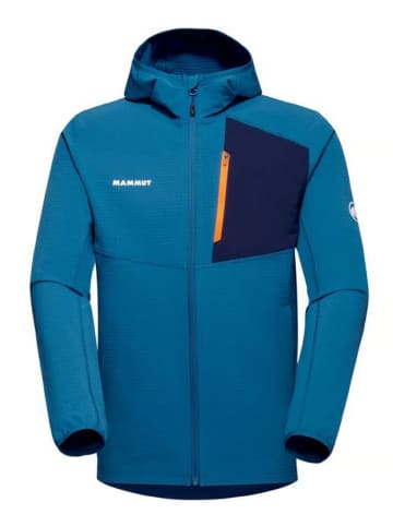 Mammut Fleece-Unterjacke Madris Light ML Hooded Jacke in Blau