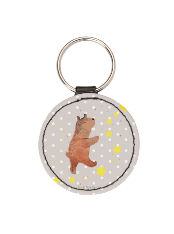 Mr. & Mrs. Panda Anhänger Bär Träume ohne Spruch in Grau Pastell