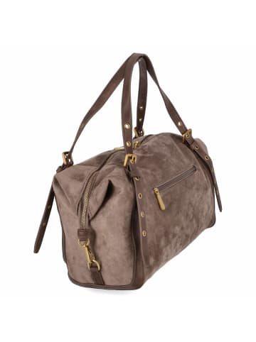 Mini-Duffle in taupe