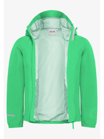 Jack Wolfskin Kinder Regenjacke in grün
