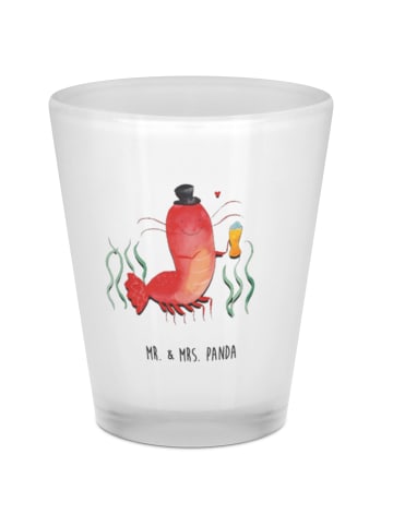 Mr. & Mrs. Panda Schnapsglas Hummer Weizen ohne Spruch in Transparent