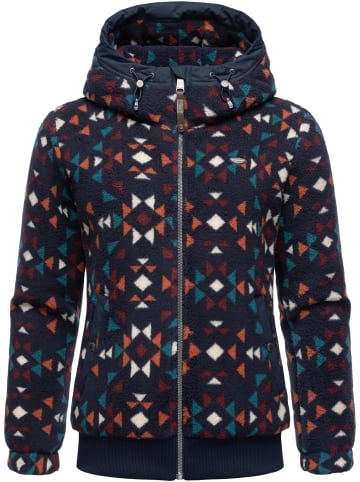 ragwear Übergangsjacke Cousy Short Aztec in Navy