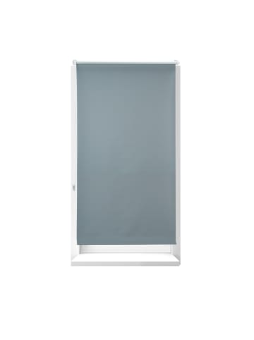 relaxdays Verdunkelungsrollo in Grau - (B)90 x (H)210 cm