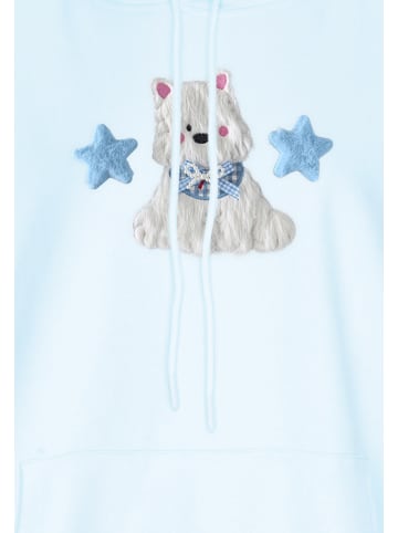 myMo Women Hoodie in Light Blue