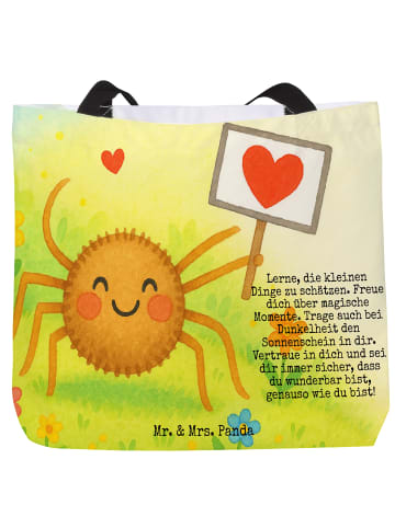 Mr. & Mrs. Panda Tasche Spinne Agathe Motivation Design mit Spruch in Weiß
