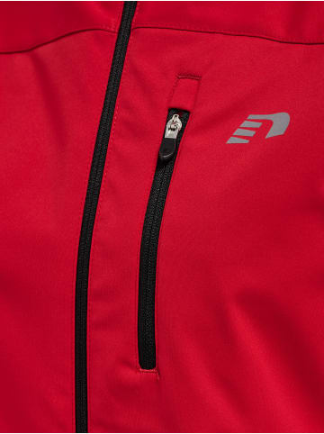 Newline Reißverschluss Jacke Reflektierend Logo Women Core Damen in TANGO RED