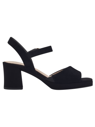 Tamaris WIDE FIT Sandalette in BLACK SUEDE