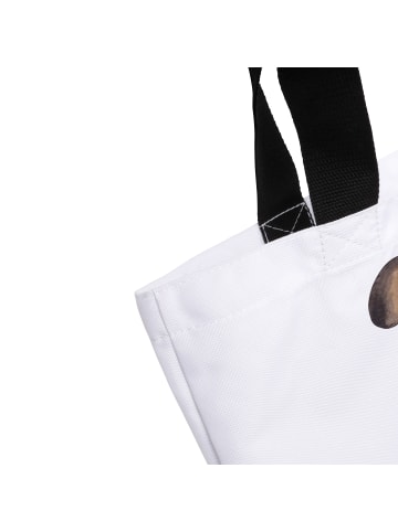 Mr. & Mrs. Panda Shopper Hund Entspannen mit Spruch in Weiß