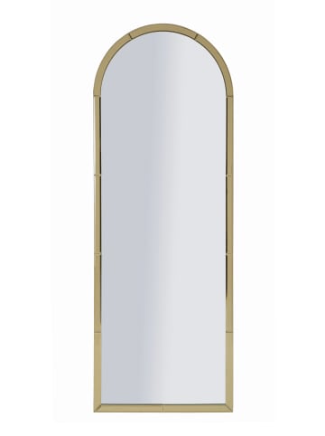 Mauro Ferretti Wandspiegel mit goldfarbenem Glasrahmen, 55 x 2 x 150 cm