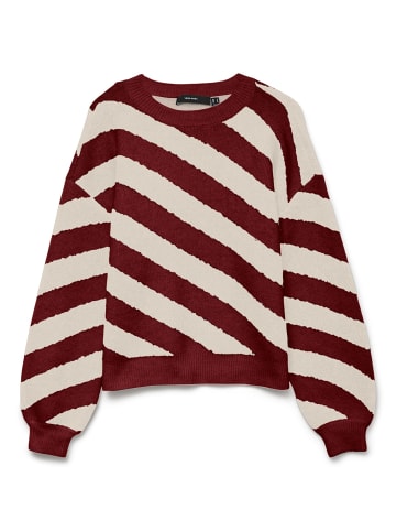 Vero Moda Strickpullover in Syrah