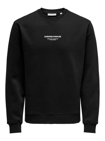ONLY & SONS Sweatshirt in Black