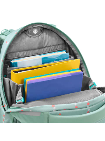 Coocazoo Schulrucksack-Set PORTER "Dancing Dots" 2-tlg. in Blau