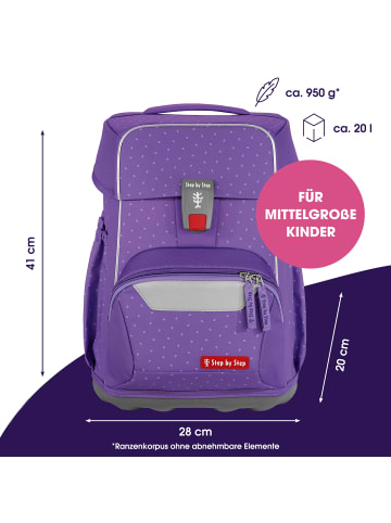 Step by Step BASIS „Purple Konfetti“, 7-teilig, lila in Purple Konfetti