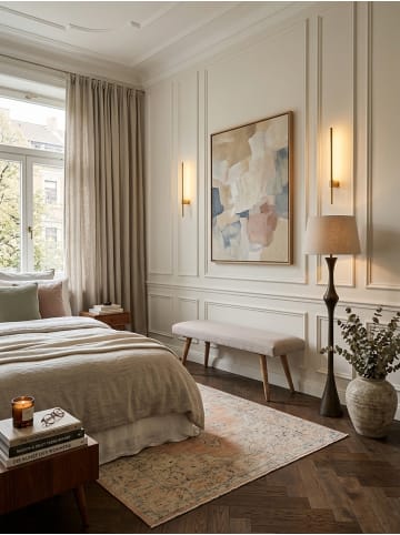 KADIMA DESIGN Sitzbank Polster | Comfort-Design, Stoffbezug, Langlebig in Beige