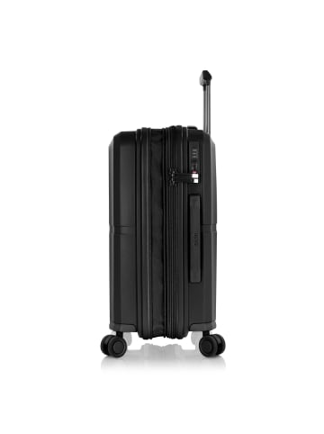 Heys AirLite 4 Rollen Kabinentrolley S 53 cm mit Dehnfalte in black