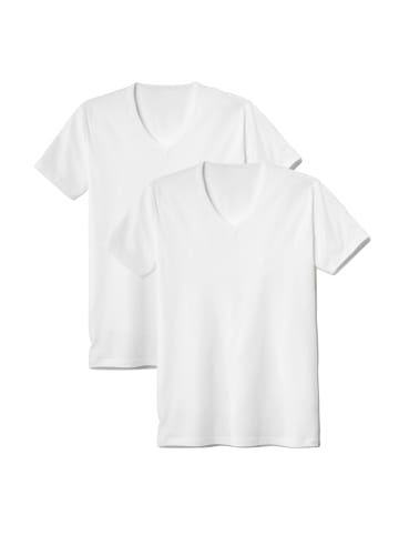 Calida T-Shirt 2er Pack in Weiß