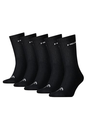 HEAD Socken 5er Pack in Schwarz