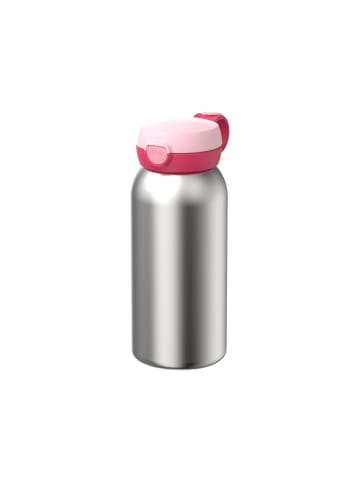 Mepal Edelstahl-Trinkflasche mit Klappdeckel Campus in 600 ml in Cool Pink