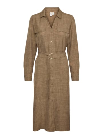 Vero Moda Hemdblusenkleid in Tigers Eye