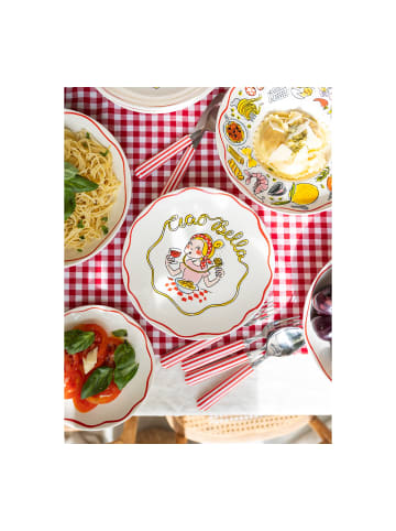 Blond Amsterdam Teller Pasta Ciao Bella in Bunt - 22cm