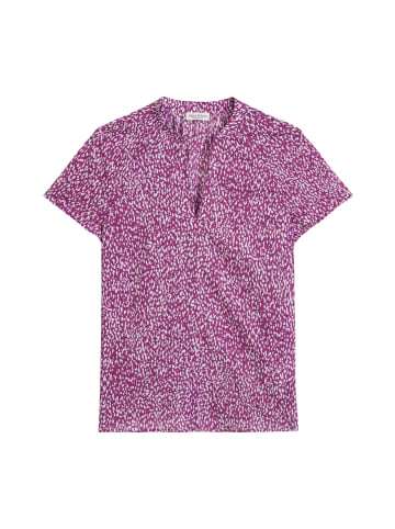 Marc O'Polo Gemustertes Blusen-Shirt in Medium Pink