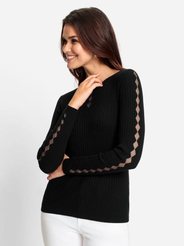 WITT WEIDEN Pullover in schwarz