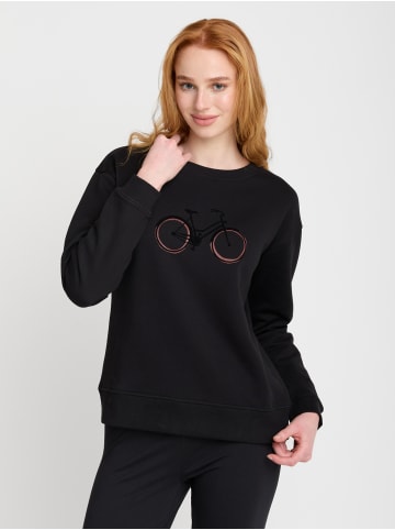 GreenBomb Sweatshirt Bike Flock in Schwarz