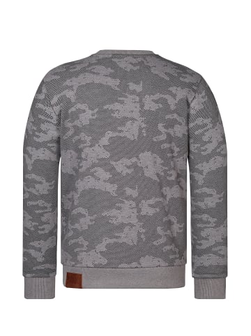 naketano Sweatshirt Rainerius Dark Grey Melange (Camouflage)