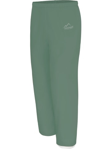 Normani Outdoor Sports Kinder Regenhose mit Fleecefutter in Dunkelgrün