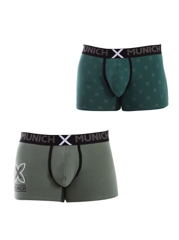 Munich 2er-Set: Boxershorts in Green