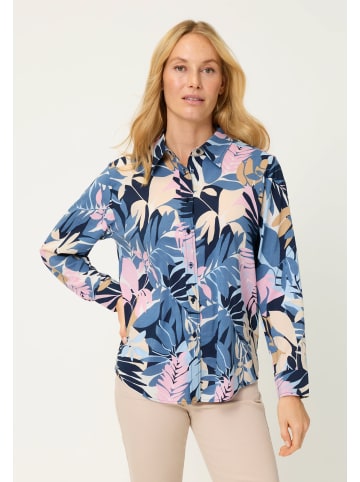 Olsen Bluse in blau rosa