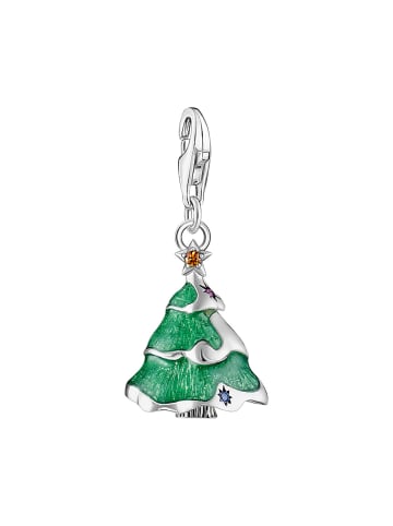 Thomas Sabo Weihnachtsbaum Charm in silber, bunt