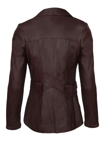 Felix Hardy Lederjacke in Bordeaux