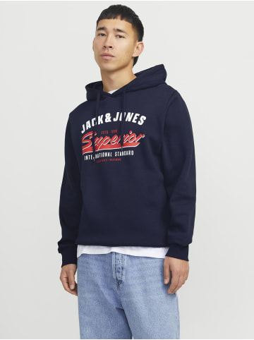 Jack & Jones Kapuzenpullover in Sky Captain