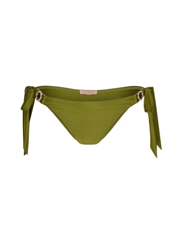 Moda Minx Bikinihose Amour Tie Side Brazilian in Olive Shimmer
