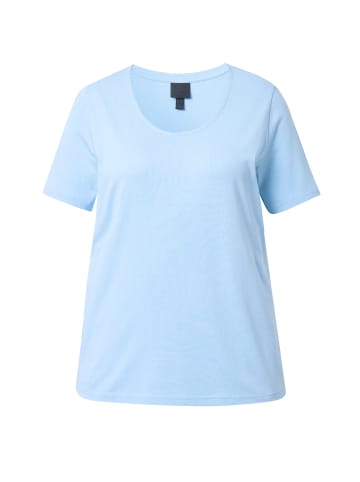 Ulla Popken Shirt in himmelblau