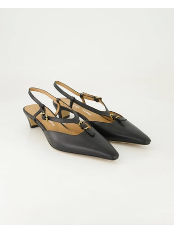 George Watts Slingpumps in Schwarz