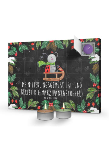 Mr. & Mrs. Panda Duftkerzen Adventskalender Smörle Rodeln mit Sp... in Kreidetafel
